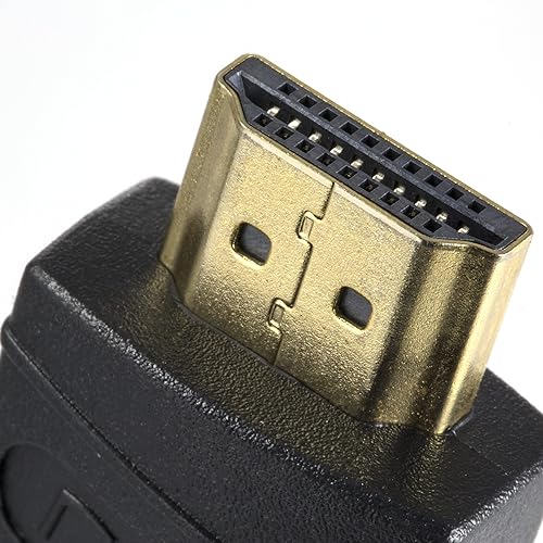 Miniatura 4 de NTW Cable HDMI chapado en oro de alto rendimiento de 50 pies con clasificación de seguridad contra incendios CL2, 26 AWG, Ethernet, alta definición,
