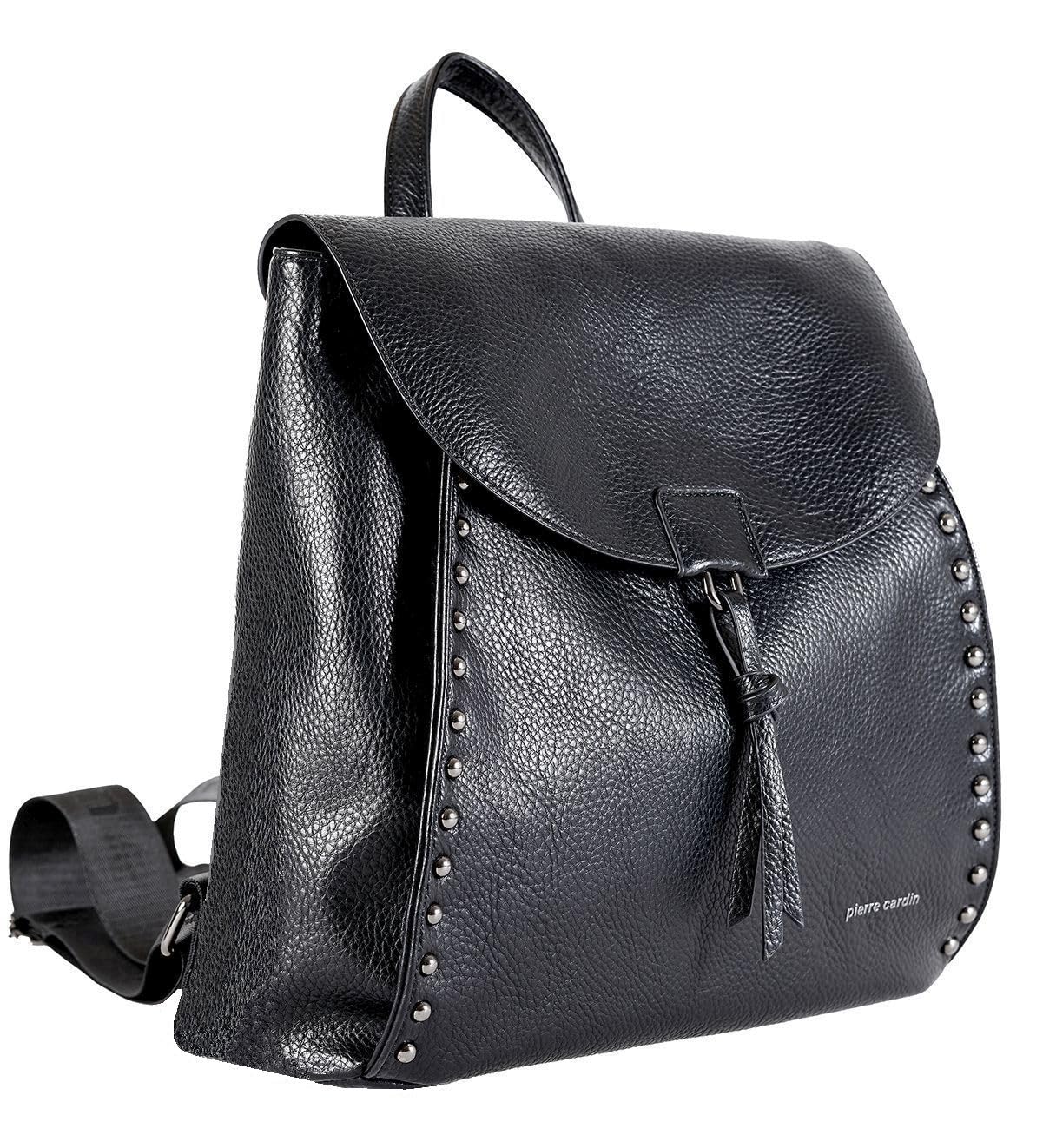 Pierre Cardin Zaino, Donna,Borsa a tracolla, in similpelle,in ecopelle,in pelleCasual, in pelle, elegante,Multifunzione, antifurto, Zaino, Zainetto, viaggio di lavoro, Borsa a mano