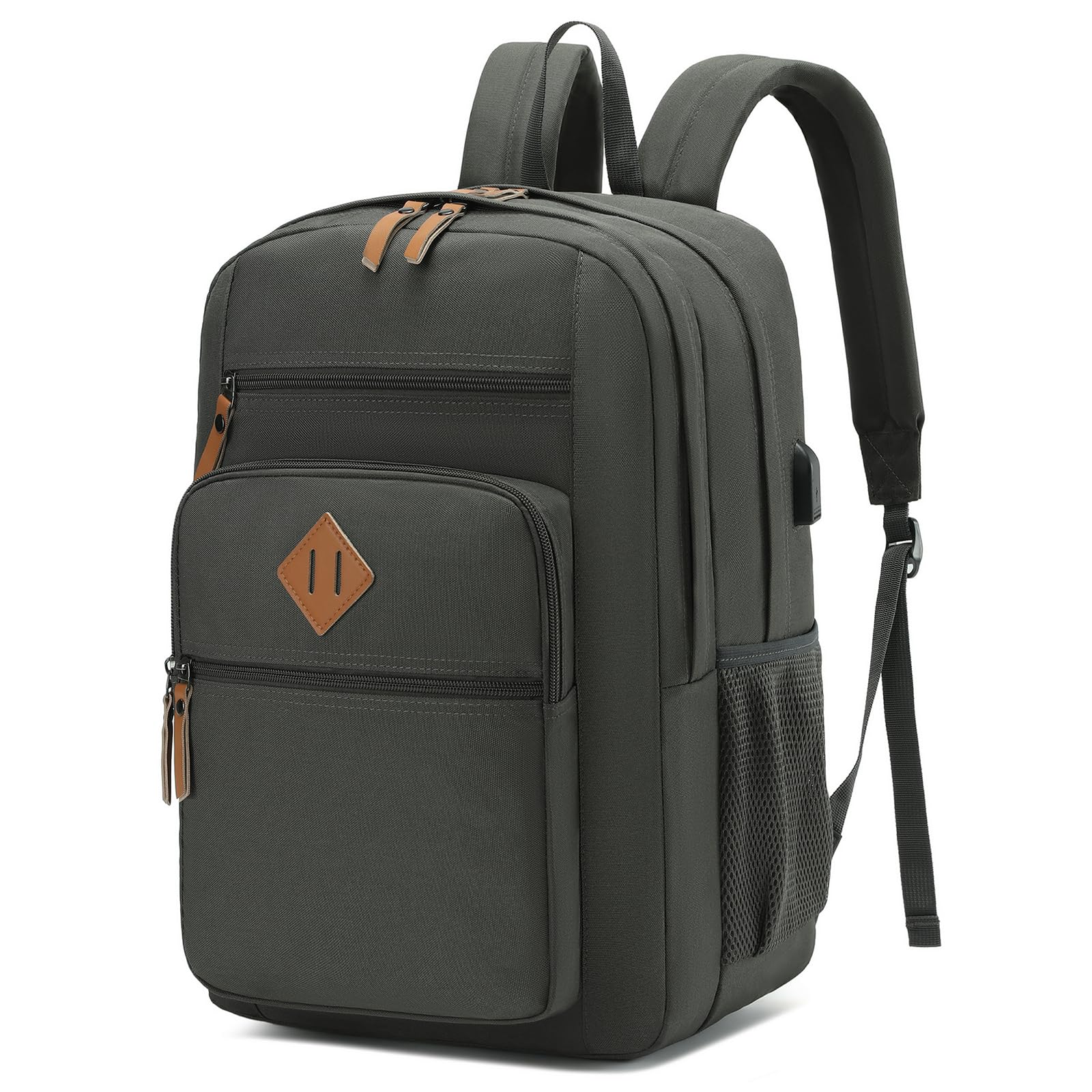 YGR Classic Carry-on Travel Backpack for Men and Women, Anti Theft Laptop Backpack with USB Charging Port for Work, Large Computer Backpack for