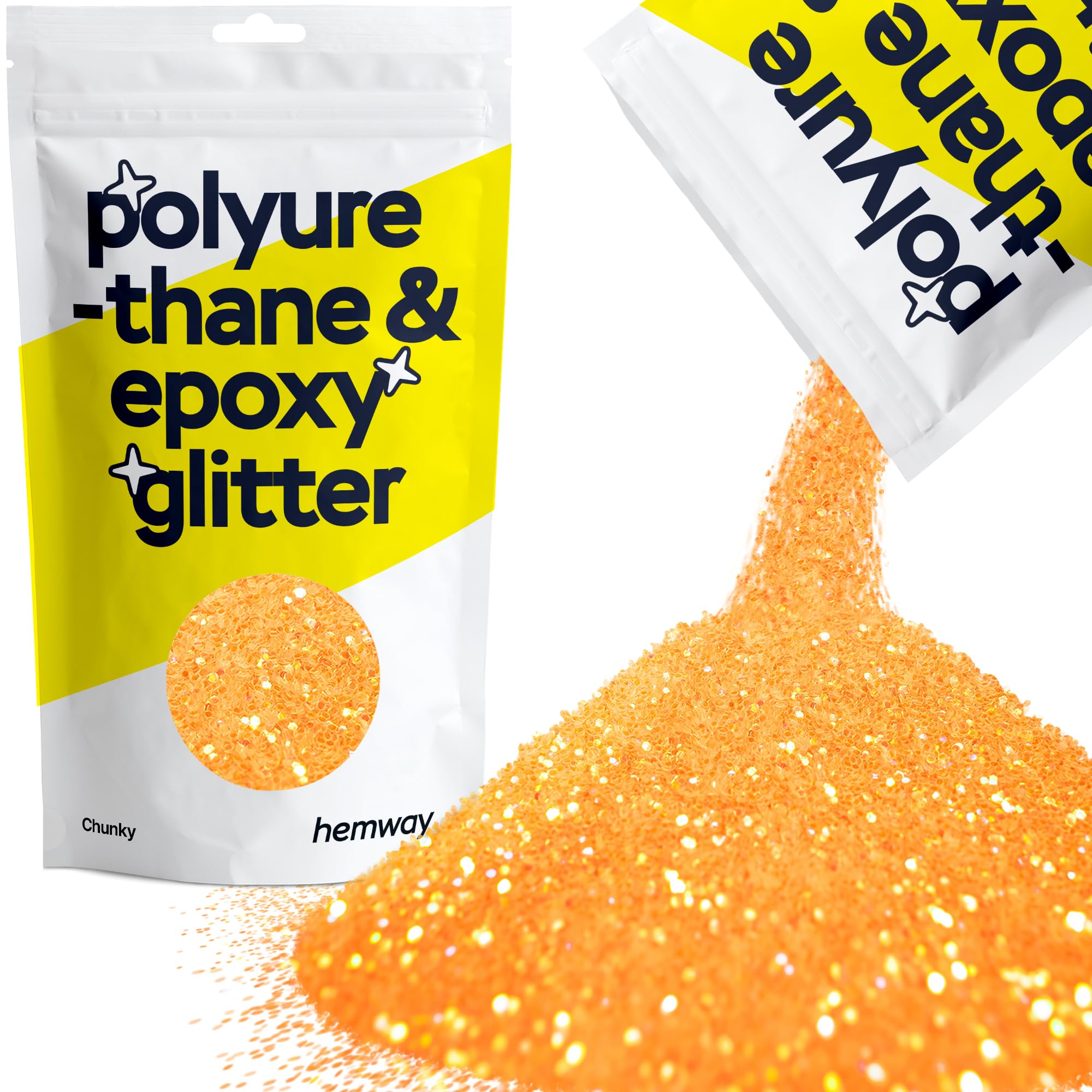 Hemway Resin Glitter Bronze Brown 100g Super Chunky | Polyurethane & Epoxy Glitter for Resin Crafts, Tumblers, Coasters, Floor & Table Art — view 71