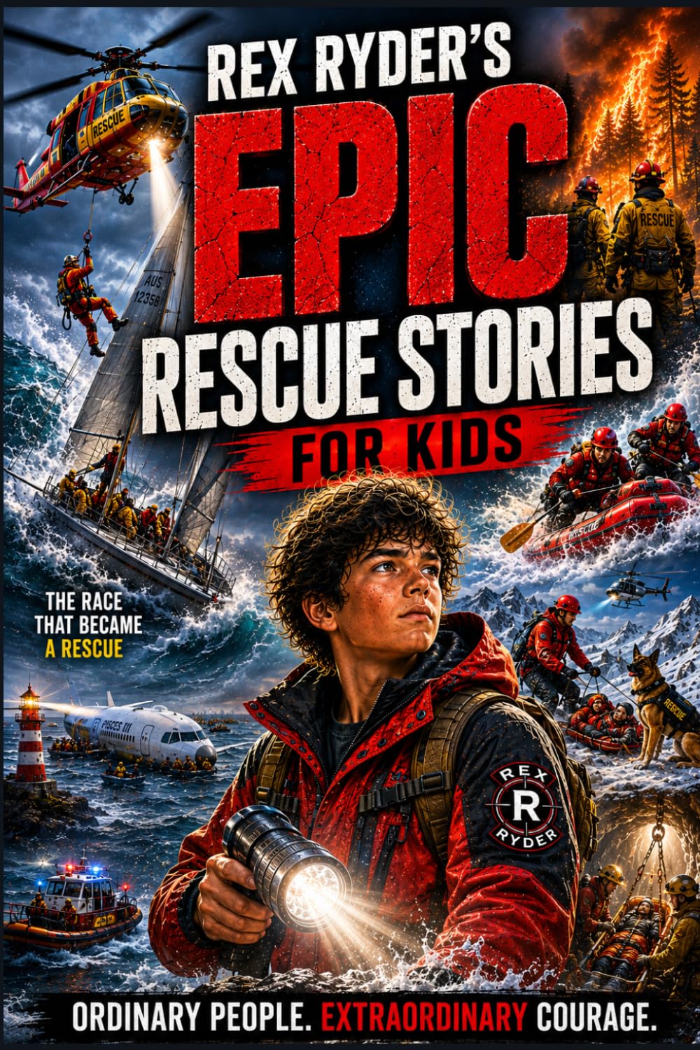 Rex Ryder's Epic Rescue Stories for Kids: True Stories of Courage, Heroism, Teamwork & Hope for Kids Ages 8–12 (Rex Ryder’s Survival Files)