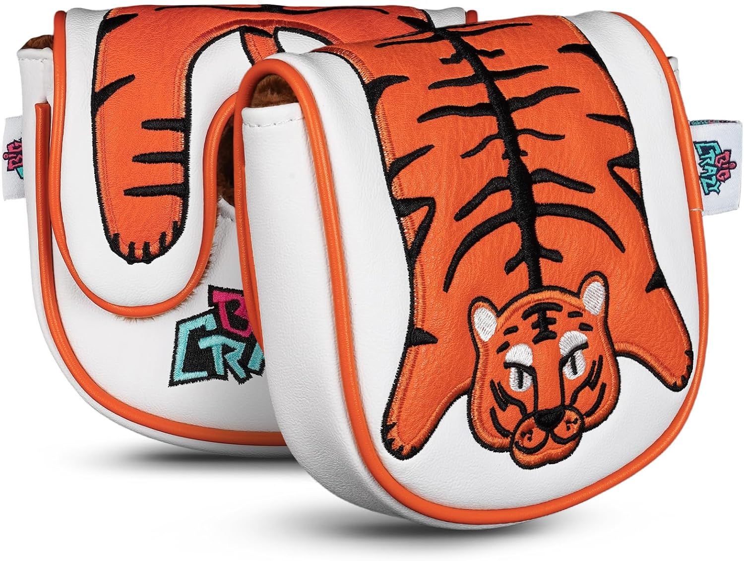 Big Crazy DF3 Putter Cover, Magnetic Closure, Golf Head Covers, Premium Leather and Waterproof, Mallet Putter Cover Fits for LAB DF3 Center Shaft, Golf Head Covers for Men and Women