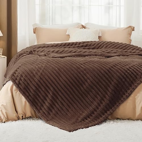 Miniatura 148 de Bedsure GentleSoft Twin Blanket for Couch - Cozy Soft Blankets for Women, Cute Small Fleece Throws for Girls, Light Grey, 60x80 Inches