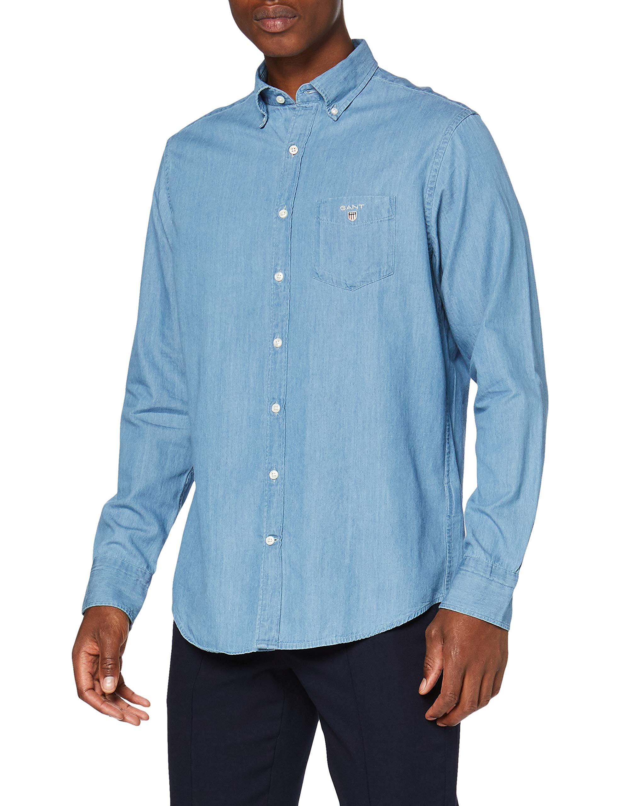 GANT Herren Reg Indigo Bd Hemd