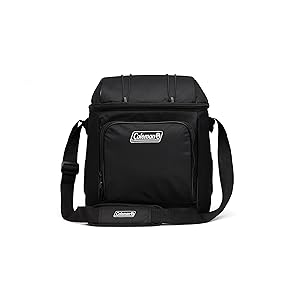 Coleman Chiller Insulated Soft Cooler, Leakproof 9/16/30 Can Cooler with 12+ Hour Ice Retention, Made with Recycled Materials, Great for Lunch, Camping, Beach, Pool, Sports, & More
