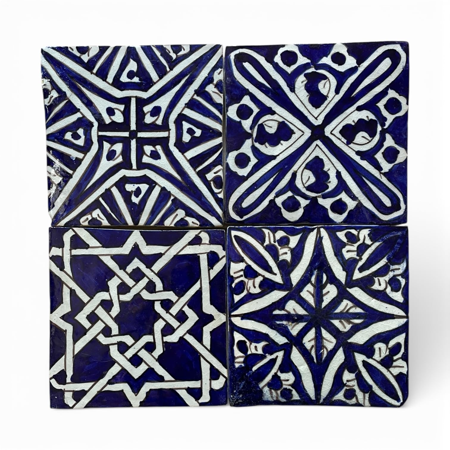 Carreaux marocains de cuisine et salle de bains bleu cobalt