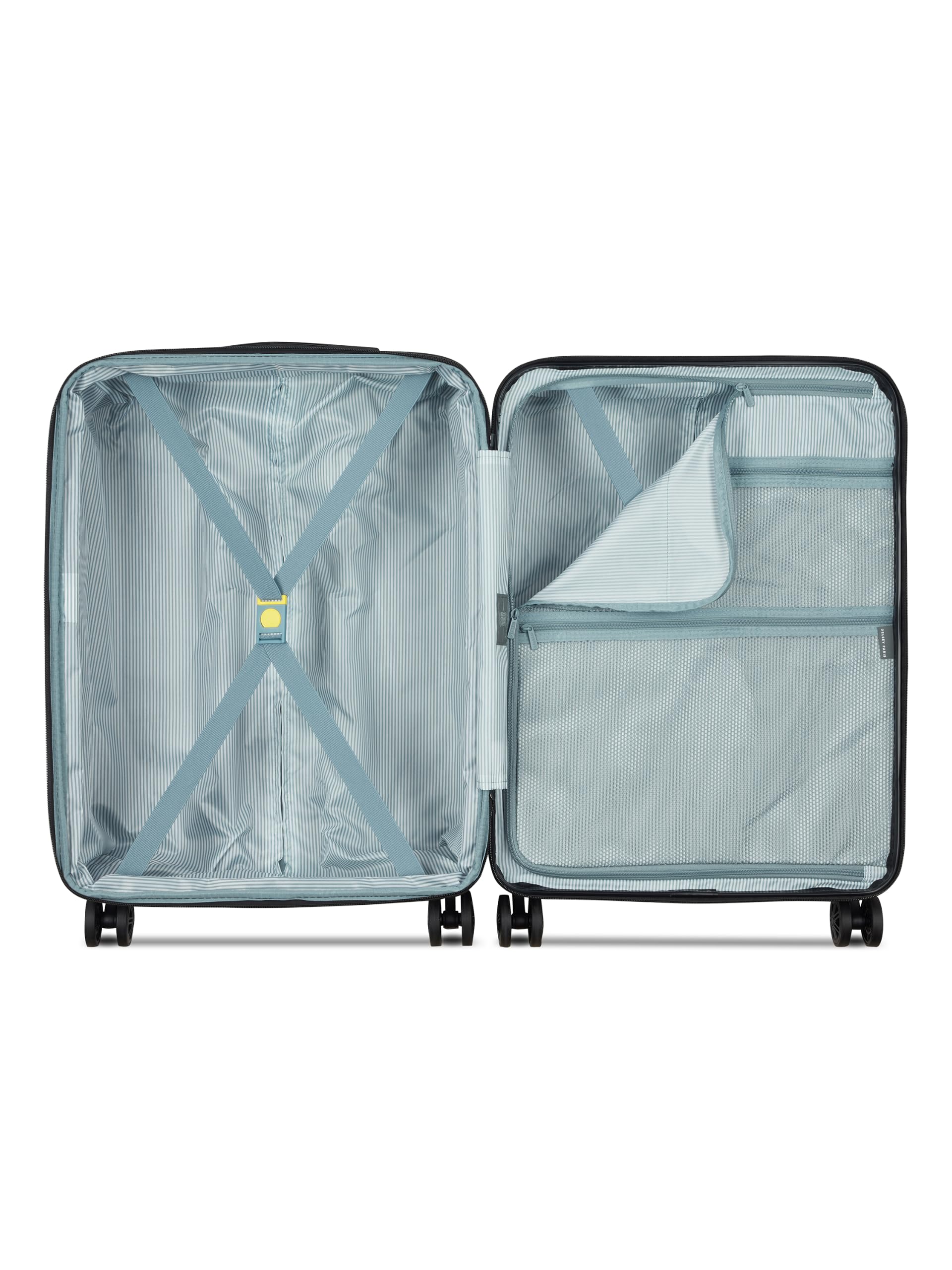 DELSEY _Meteor_Parent, Bleu océan., 3-Set (S/M/L), Bagages rigides