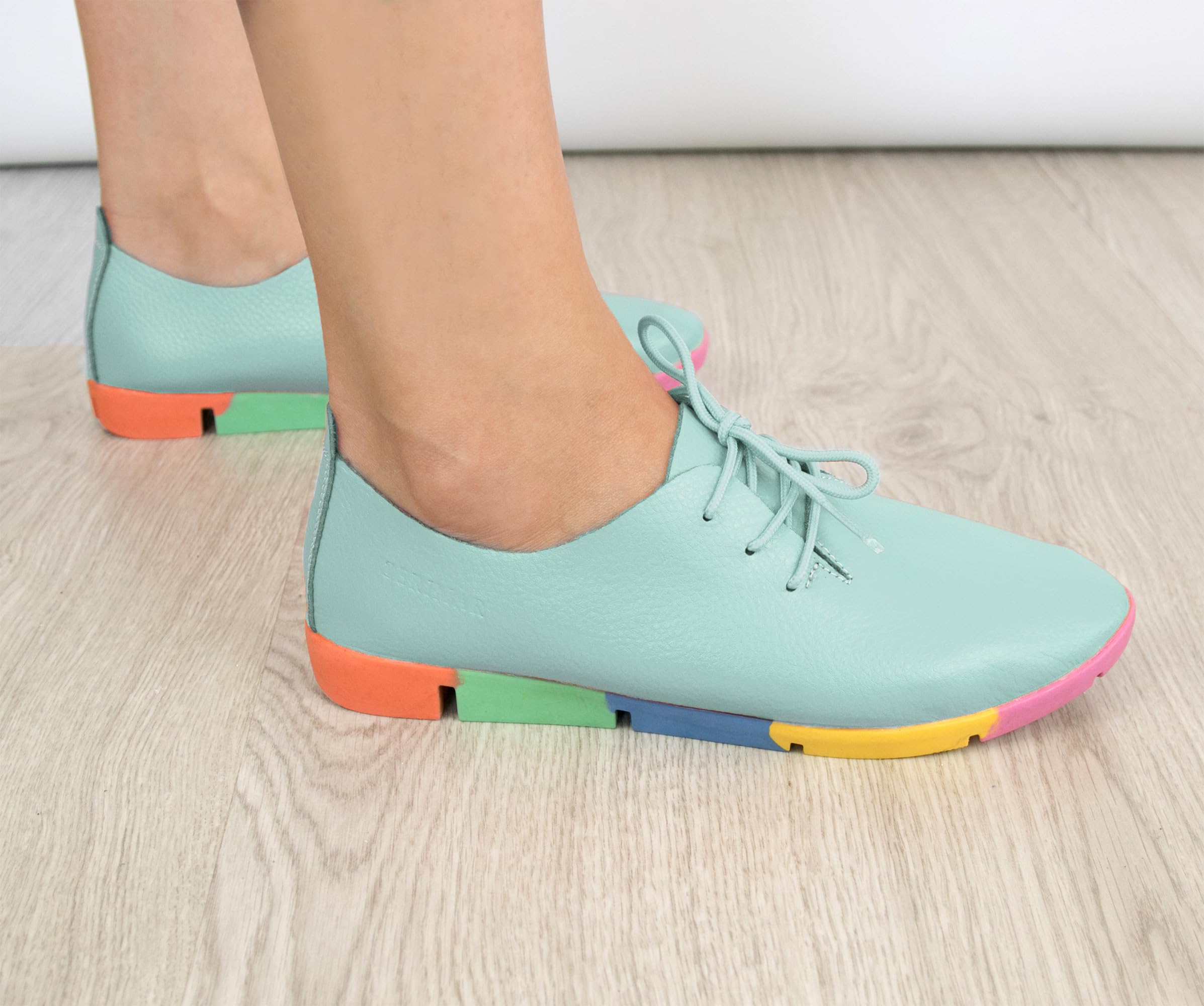 Zerimar Zapatos Mujer Comodos Vestir - Mocasines Mujer Piel - Bailarinas Mujer para Verano - Zapatos Verano Mujer - Mocasines Mujer en Piel - Zapatos Cómodos