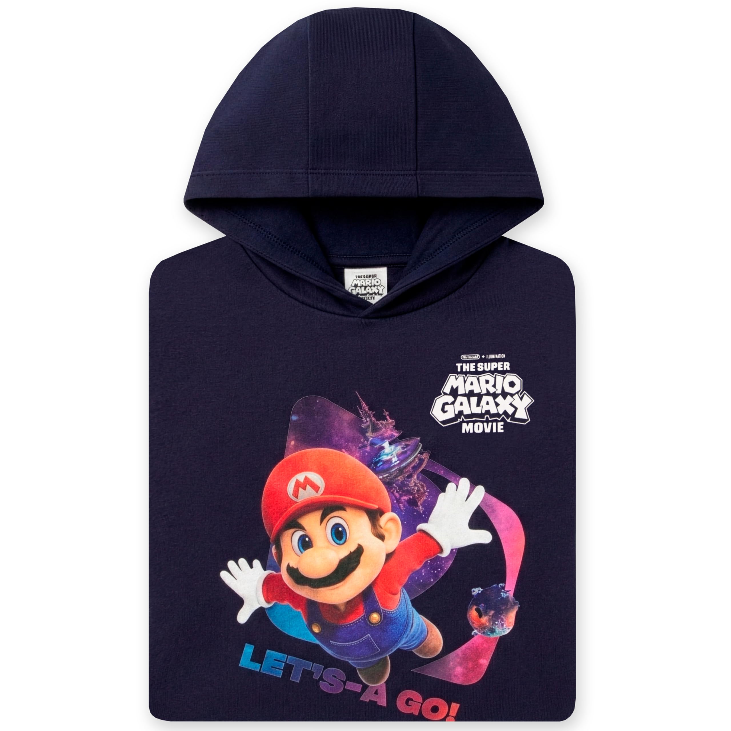 Super Mario Sweat A Capuche pour Garçon, Sweat-Shirt A Capuche Mario, Hoodie en Coton pour Garçon, Hoodies Galaxy Movie