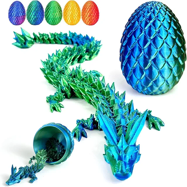 Huevo de Dragón 3D Flexible - Juguete Fidget y Decoración Dragon Ball