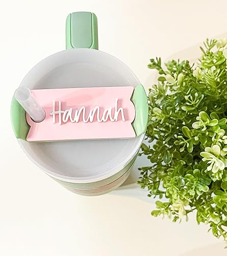 Personalized Name Stanley Tumbler Topper 20oz 30oz 40oz 3D Layered Acrylic Custom Made Laser Cut Personalized Name Stanley Tumbler Topper 20oz 30oz 40oz 3D Layered Acrylic Custom Made Laser Cut