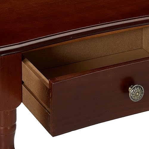 Miniatura 5 de Frenchi Furniture mesa, 11.62 in x 29.12 in x 36.05 in, caoba