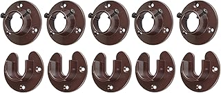 A&F Rod DÃ©cor - 1 inch Open/Close Rod Socket (Set of 10) - Bronze