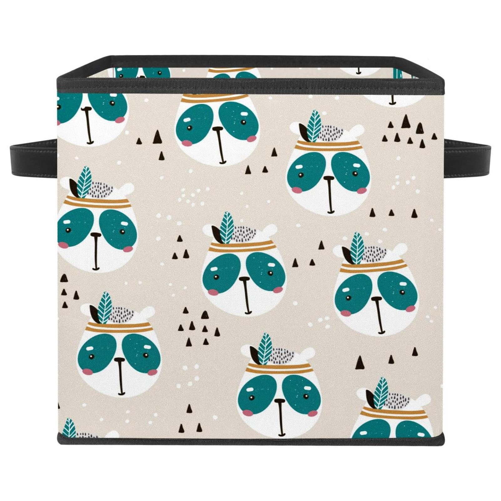Boîte de rangement pliable pour placard et étagère cube en tissu compartiment de maison
