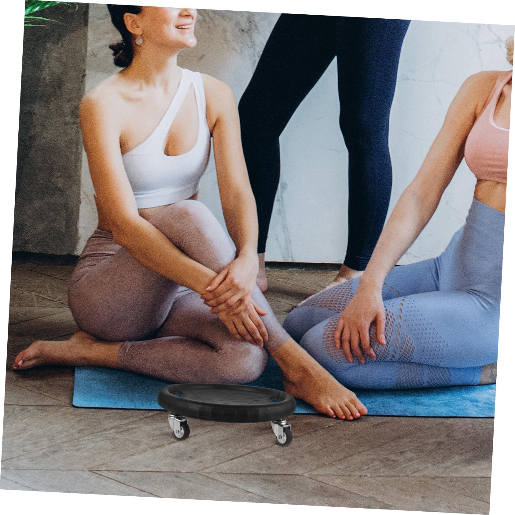 UPKOCH Disco Abdominal Deslizante Negro 1 Juego para Entrenamiento y Core