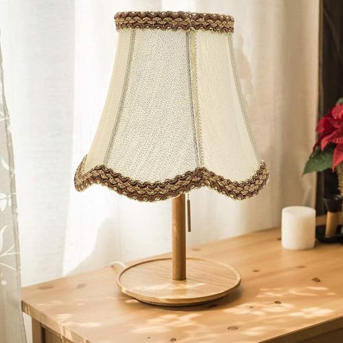 Miniatura 8 de Lámpara de araña para lámpara de mesa, pantalla de tela, clip en pantallas de luz, cubierta de lámpara, pantalla de tambor, cubierta de bombilla de