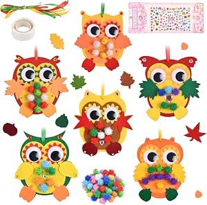 251 Pezzi Hedgehog Craft Kit Per Bambini - Crea Ricci Con Foglie E Occhi - Attività Autunnale Fai Da Te