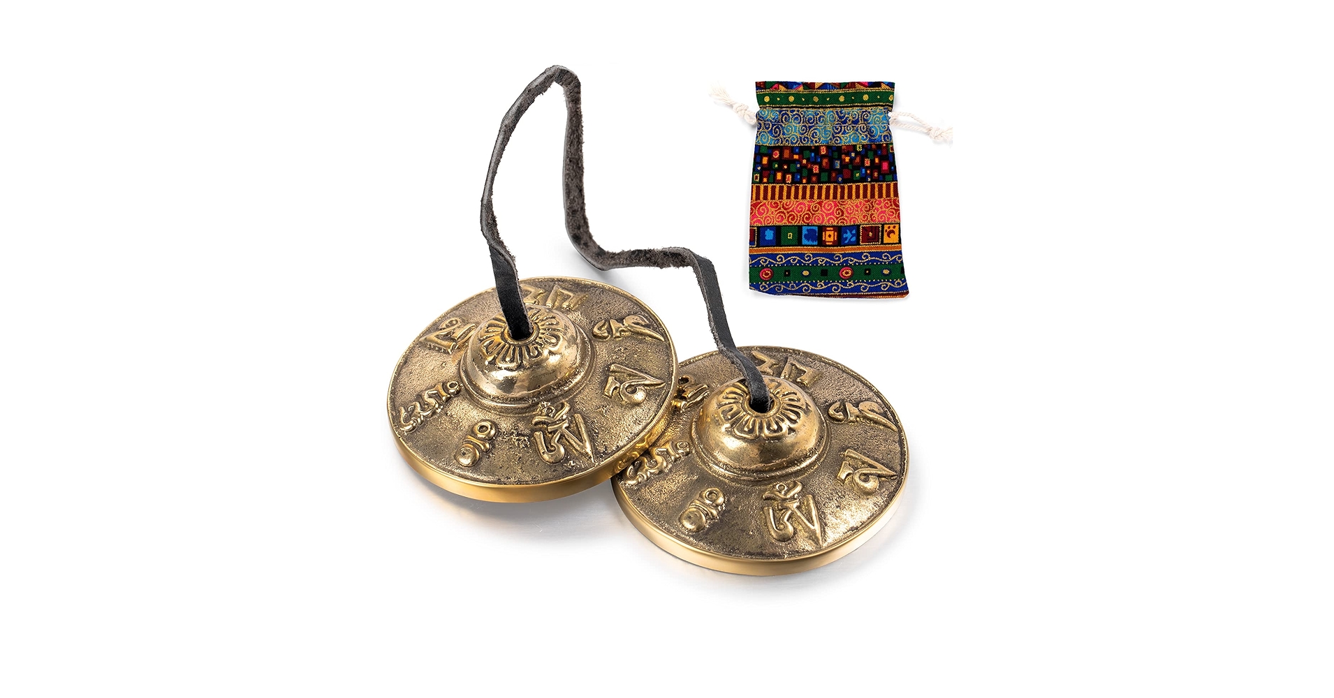 Tibetan Buddhist Meditation Yoga Bell Chimes In Gift Box With Instructions To Play Large Dragon