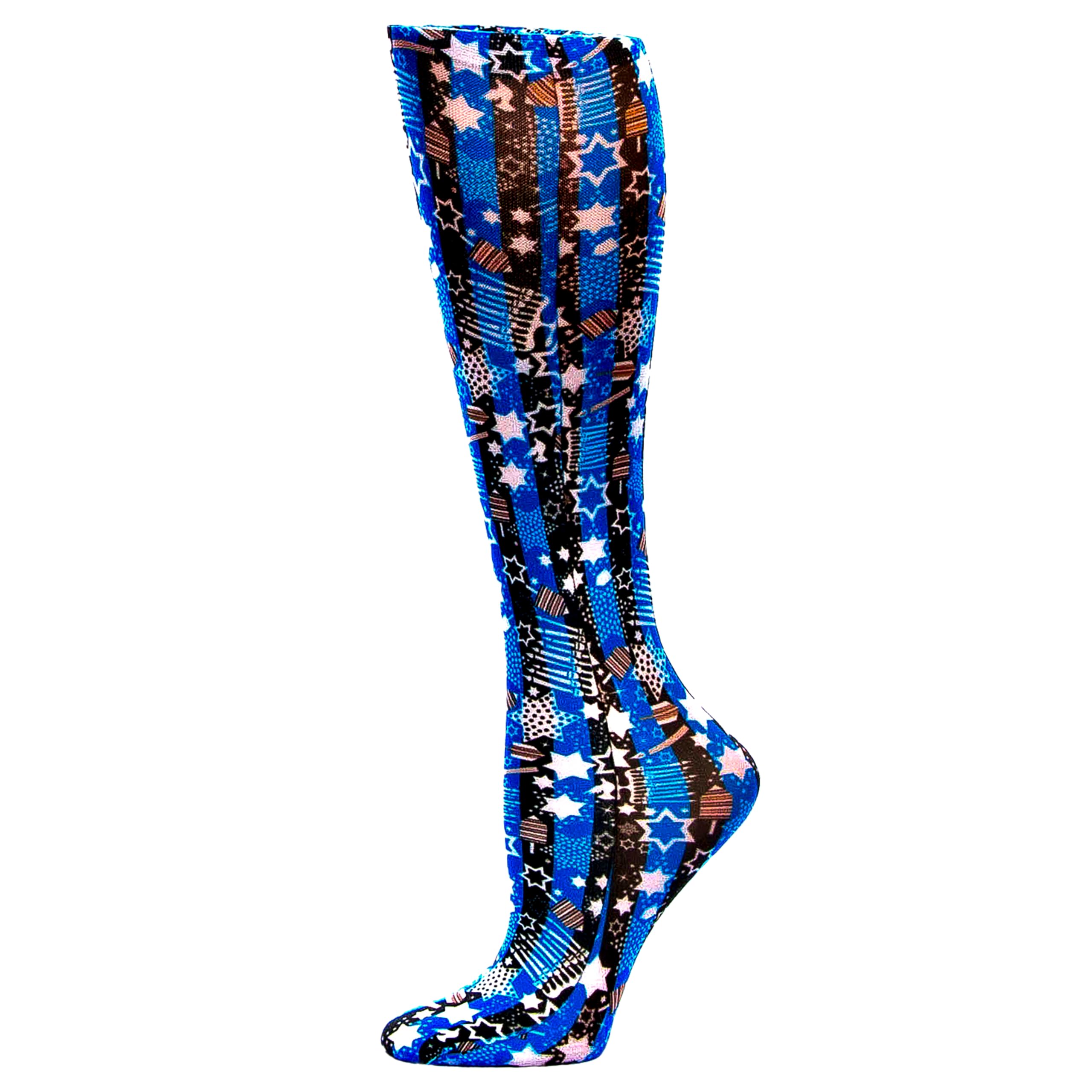 Celeste Stein Therapeutic Graduated Women Compression Socks, Diabetic Socks For Womens, 8-15 mmHg For Regular Calf