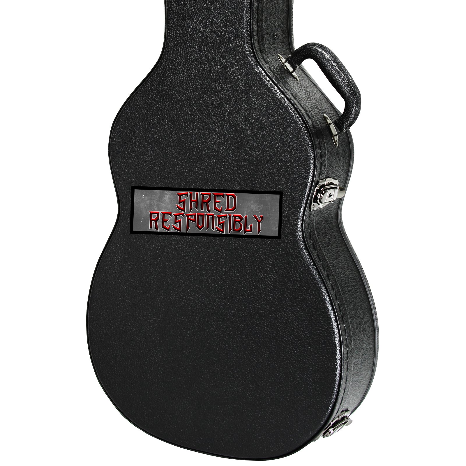 Shred Responsibly Guitar Instrument Case Sticker - 5
