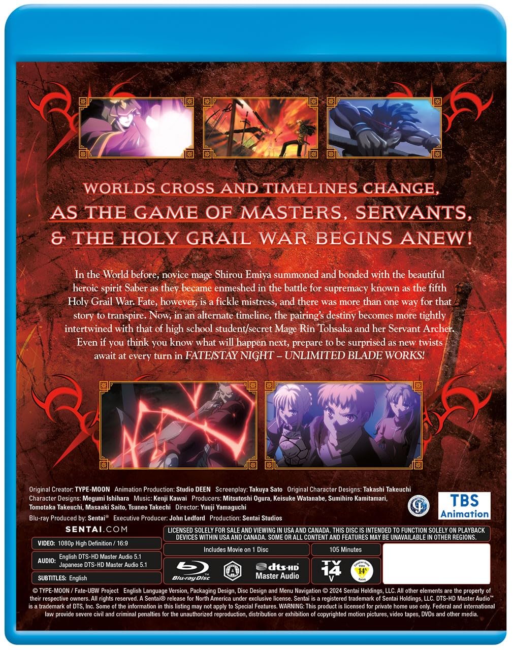 Fate / Stay Night: Unlimited Blade Works [Blu-Ray]