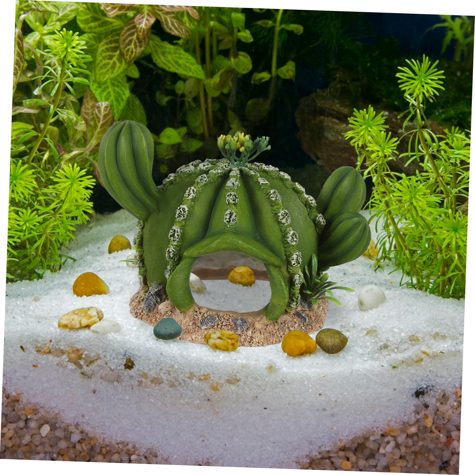 INOOMP 2 Pezzi Di Piante Di Rettili Decorazioni Per Cactus Nascondigli Per Rettili Accessori Per La Scatola Di Alimentazione
