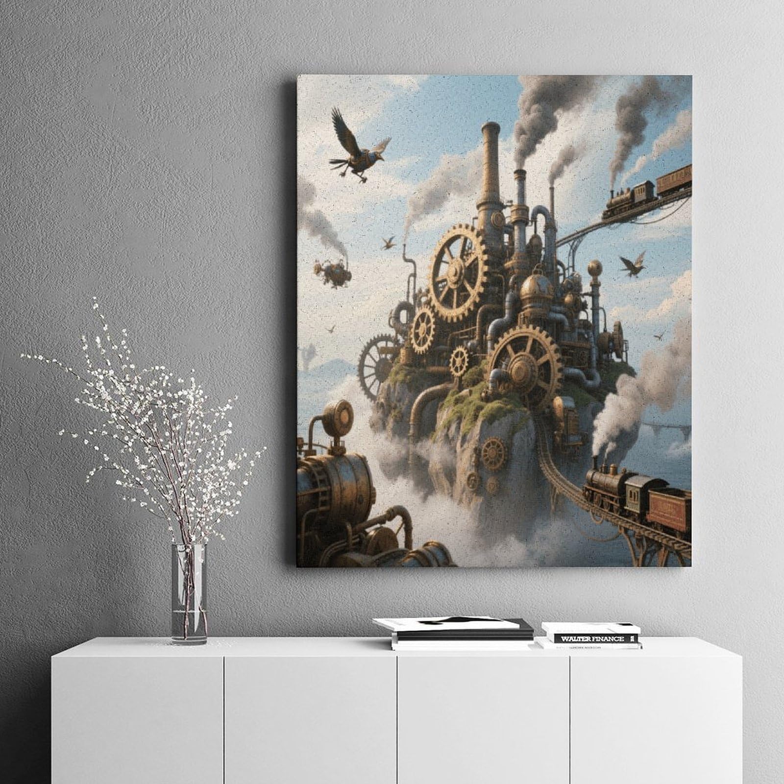 KOAYUBFC Malen-nach-Zahlen-Set für Erwachsene, Anfänger, Erwachsene, Malen-nach-Zahlen-Kits auf Leinwand, Acryl-Ölfarben, Gemälde mit Pinseln als Geschenk, Wanddekoration