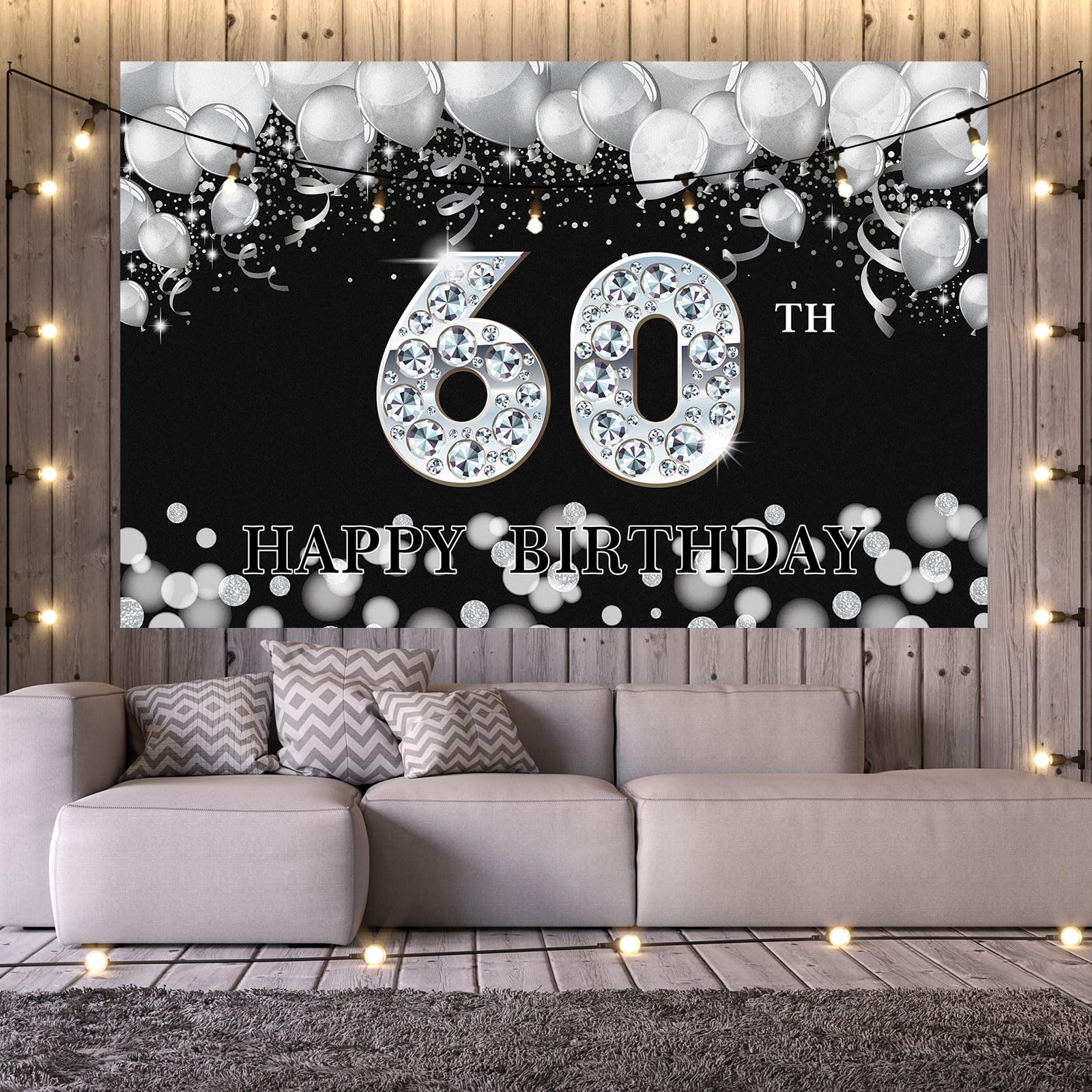 Feliz Cumpleaños Decoracion Banderines De 50 Cumpleaños, 40 Unidades, Purpurina Dorada Y Negra, Suministros De Decoración Para Fiestas Temáticas De Cumpleaños, Aniversario Pancarta 18 Cumpleaños