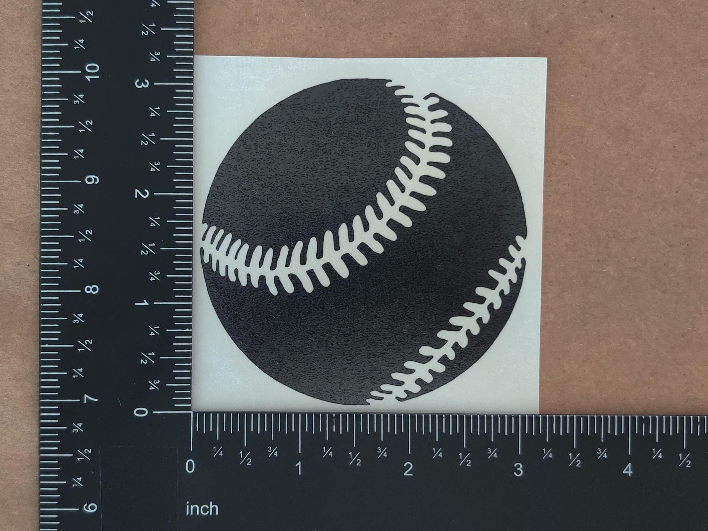 Sports Decal 4-Pack: Softball - Assorted Vinyl Decals For Cars, Windows, Tumblers, Helmets