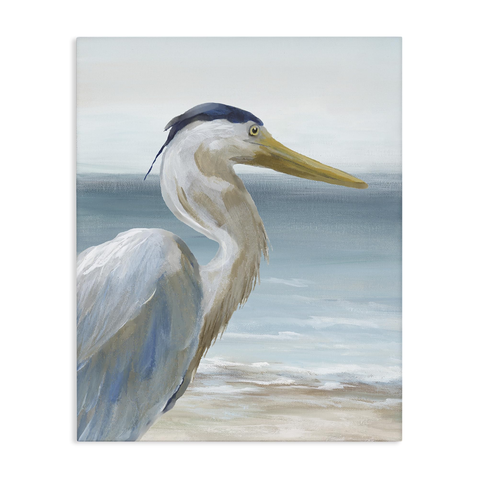 Stupell Industries Unframed 'Right Gazing Heron'| Canvas Art