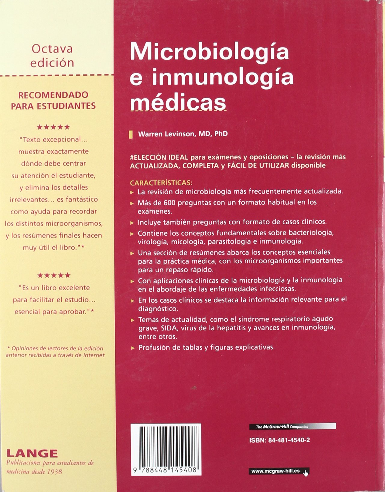 Microbiología e inmunología médicas
