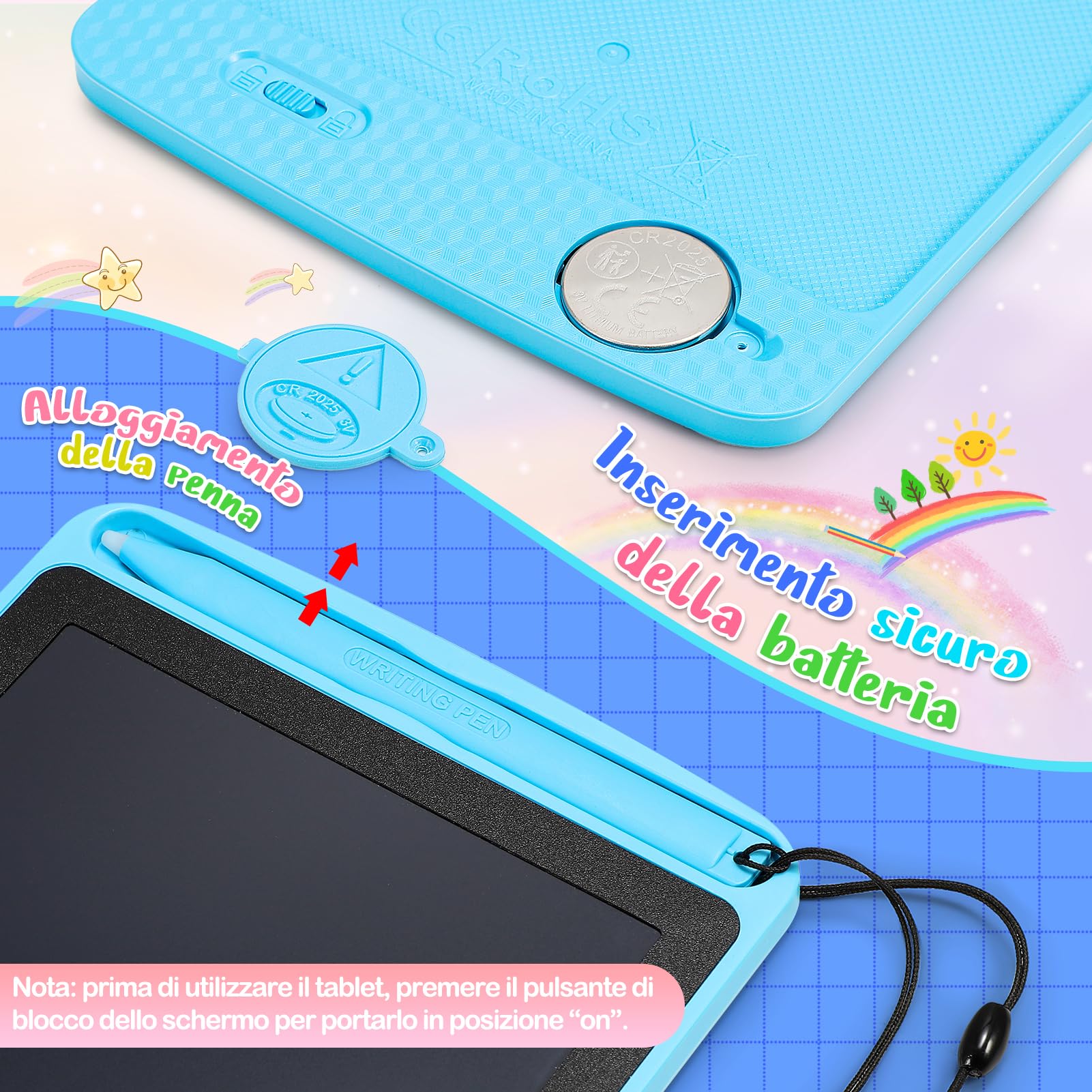 Gadget Compleanno Bambini 4 5 6 7 8 Anni, 12 Pezzi 6,5 Pollici Tavoletta Grafica Bambini Regalini Fine Festa Compleanno 4 5 6 7 8 9 10 Anni Lavagna Cancellabile Bambino Giochi Regalo Bambino 3-12 Anni