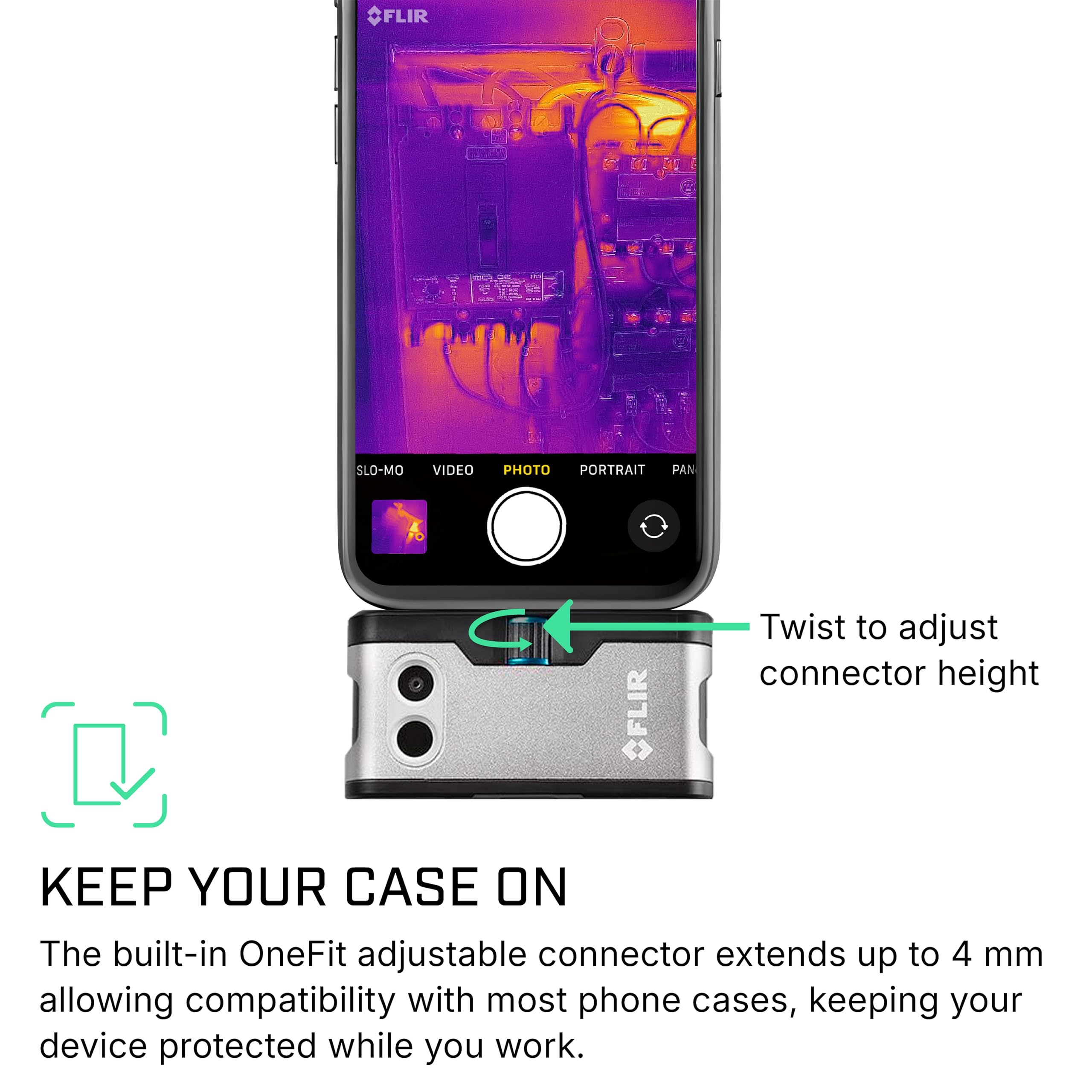 FLIR ONE Gen 3 - Thermal Imaging Camera for iOS Smartphones