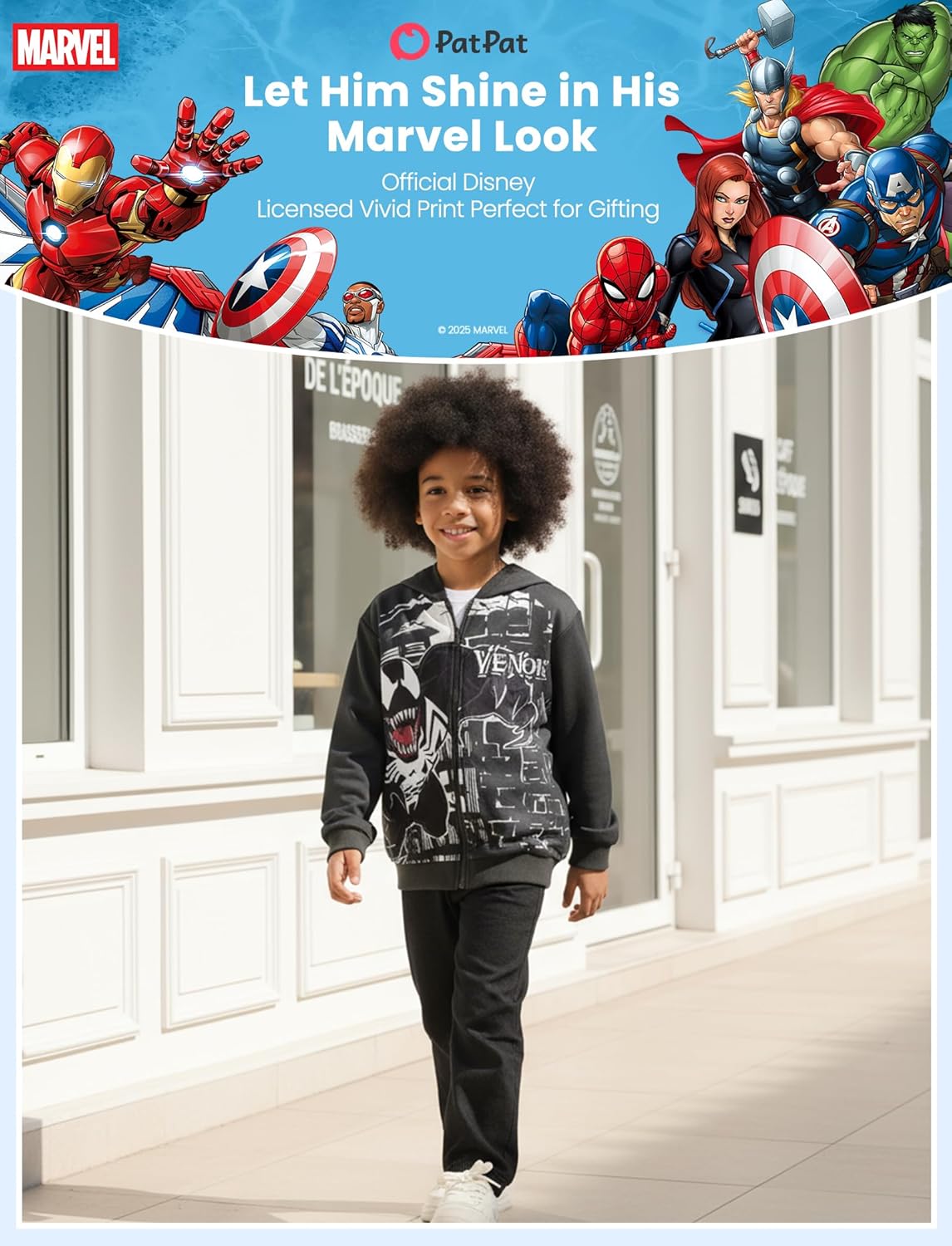 マーベル ジップアップパーカー スパイダーマン フード付きスウェットシャツ 軽量カーディガン スパイダーバース ヴェノム アウトフィ