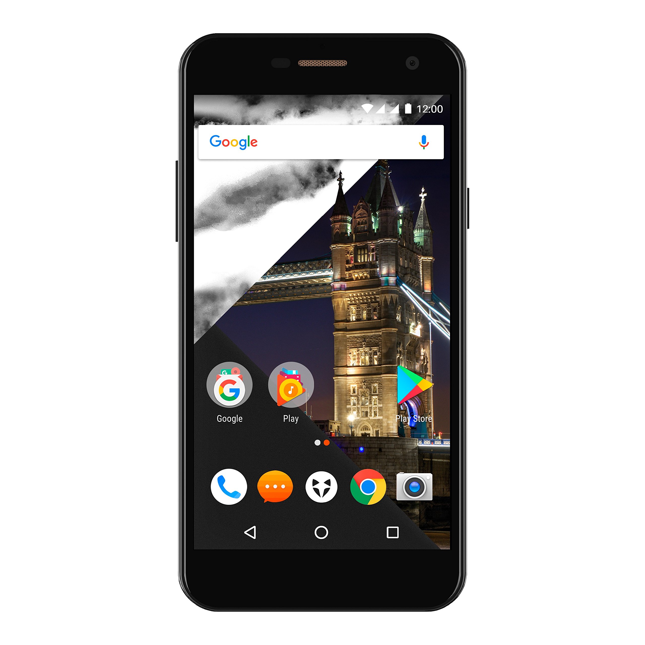 Wileyfox Spark - 5.0" HD SIM-Free (Dual SIM 4G) 8MP Cameras Smartphone Latest version of Android - Black