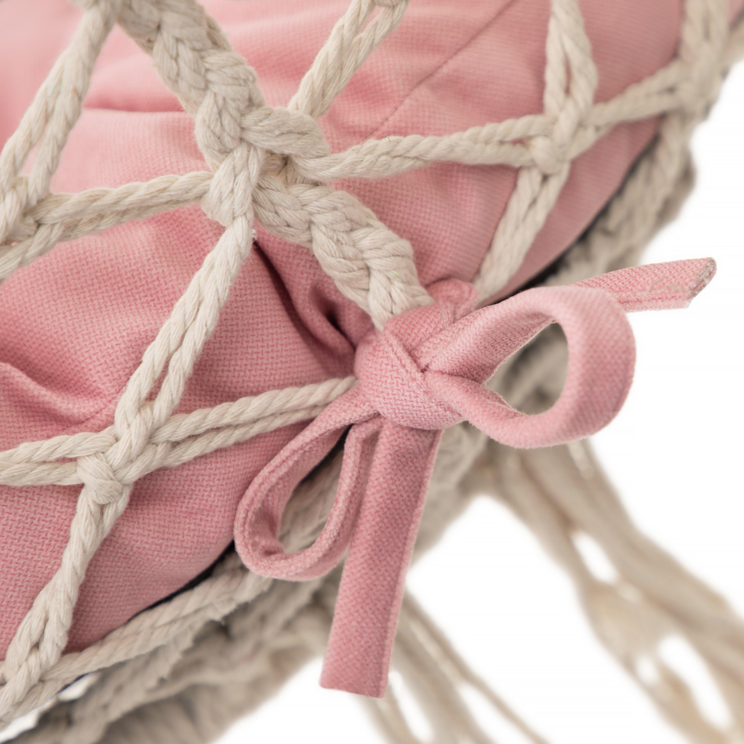 HOBBYGARDEN Hängesessel Kissen Velvet - Rundes Sitzkissen 92x92cm Für Hängestuhl