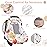 Baby Carseat Cover Girls, Pea Pod Infant Car Seat Covers Canopy for Newborn with 2 Layers Windows of Breathable Mesh/Fabric, Lightweight Polyester/Minky Dot Backing, Snug Fit Most Baby Car Seat