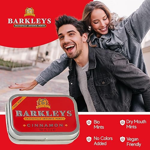 Miniatura 8 de Barkleys Mentas de aliento de canela, mini caramelo de canela, sabor a canela fuerte, menta fresca para fiestas, después de la cena, boda, uso
