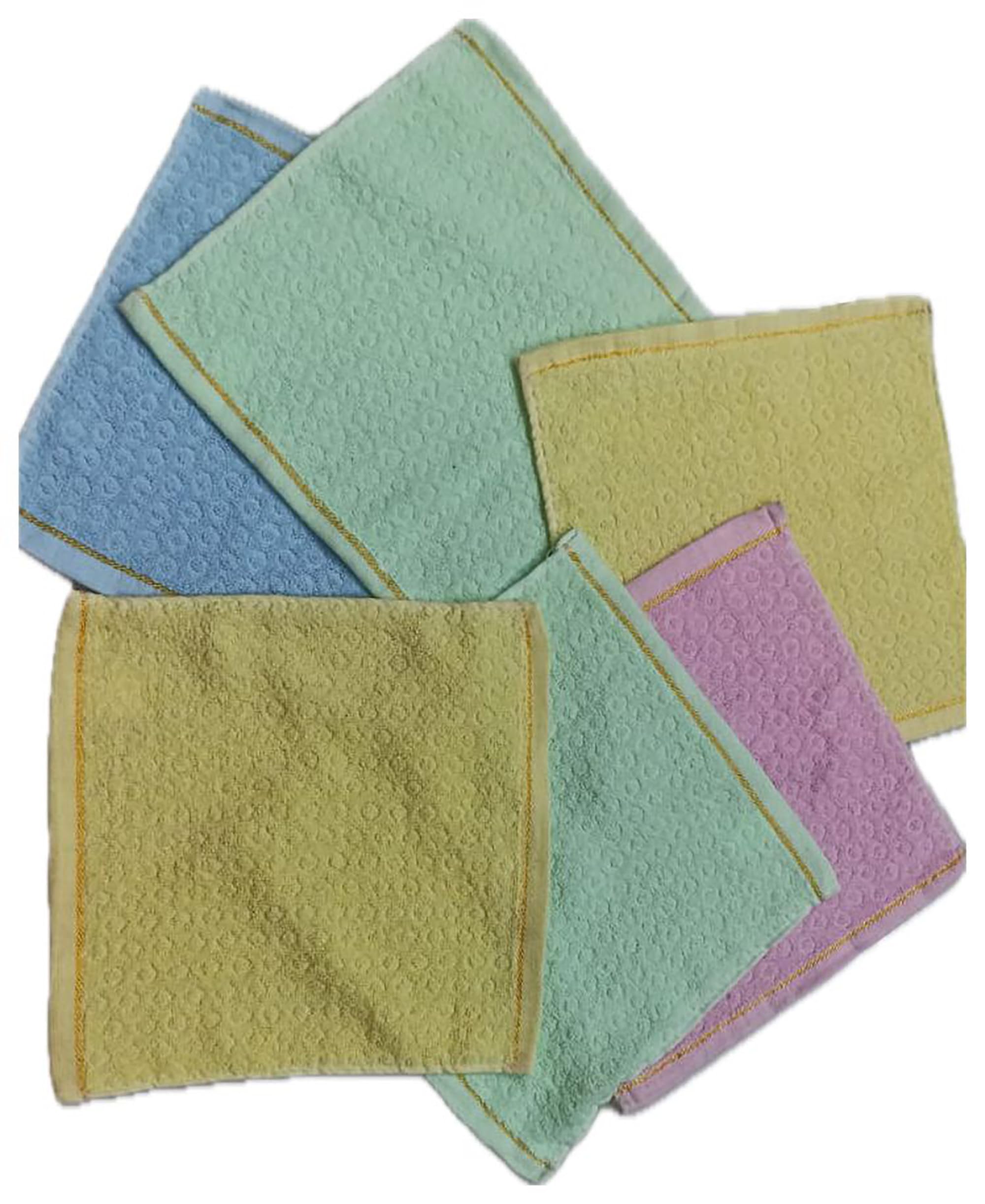 Jyoti Enterprises Super Soft Cotton Handkerchief Women's & Kid's Handkerchief – 200 GSM | Solid Extra Soft & Super Absorbent Hankies for Women, Kids & Newborn Babies | Multicolor – Set of 6-image-41