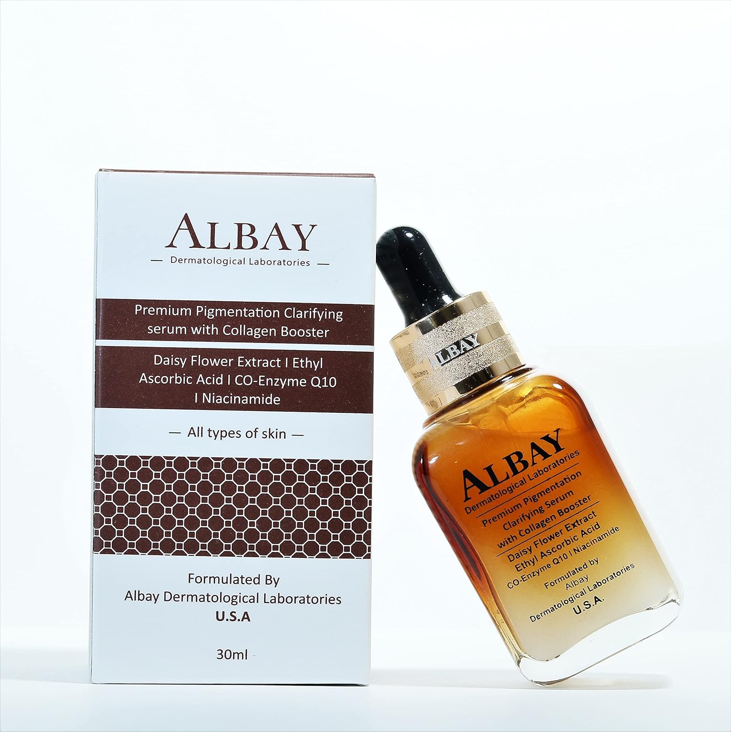 Albay Niacinamide Face Serum for Pigmentation Clarifying with Collagen