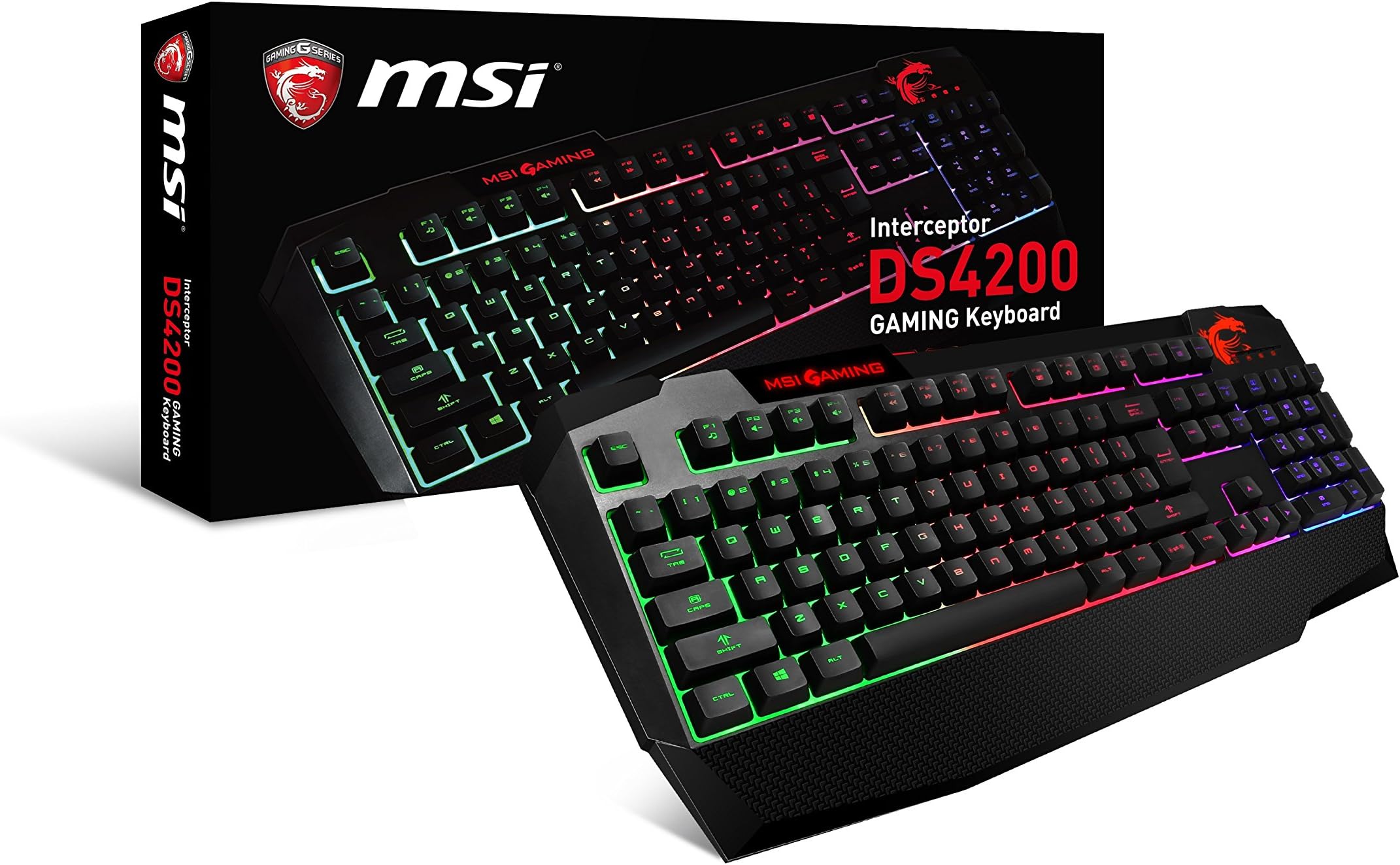 MSI Interceptor DS4200 Gaming Keyboard (Multi-Color)