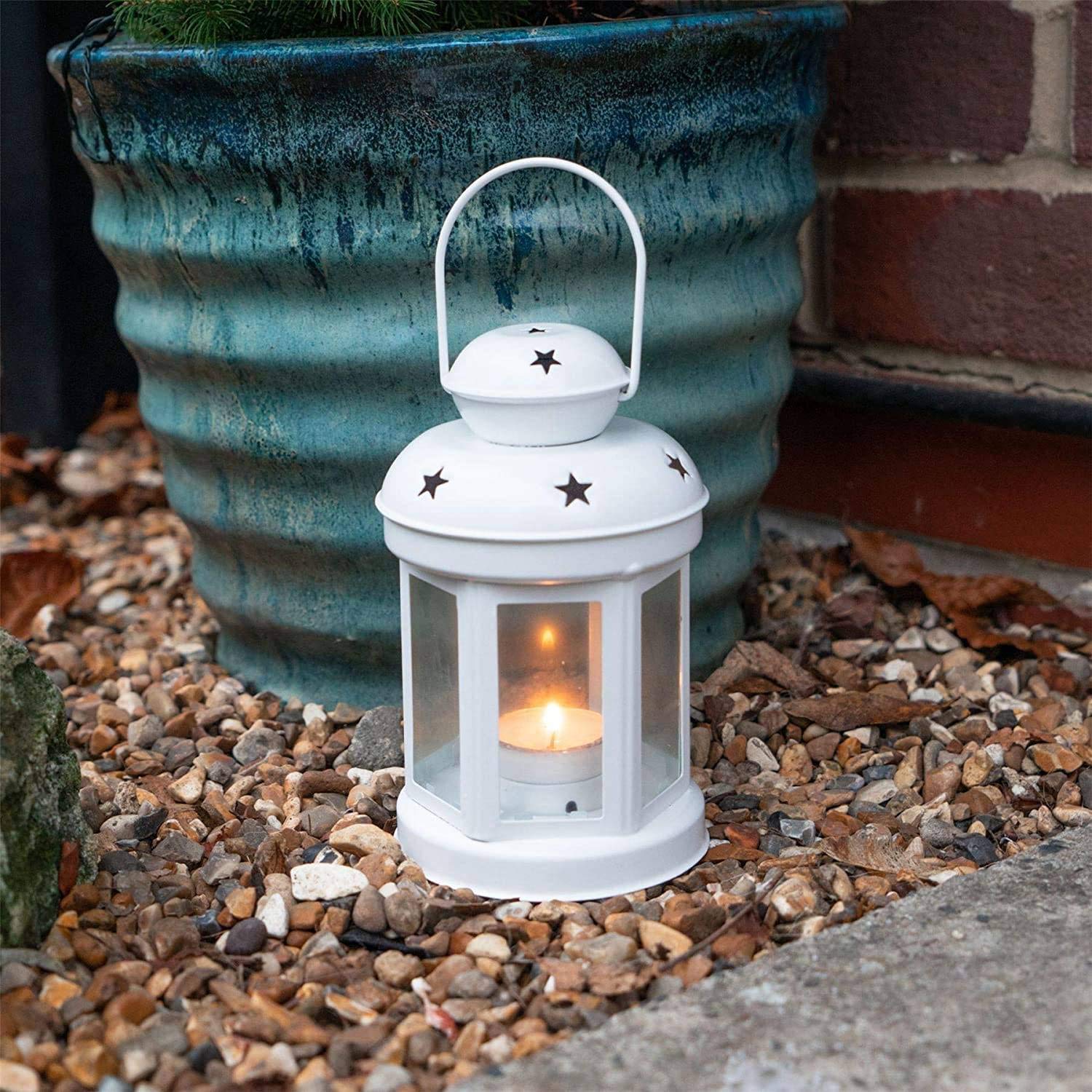 Lanterne vintage in metallo per candele, portacandele, per matrimoni, casa, feste di compleanno, regalo –