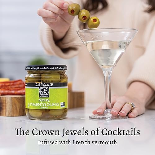 Miniatura 5 de Sable & Rosenfeld Tipsy aceitunas, Vermouth, 10.6onza