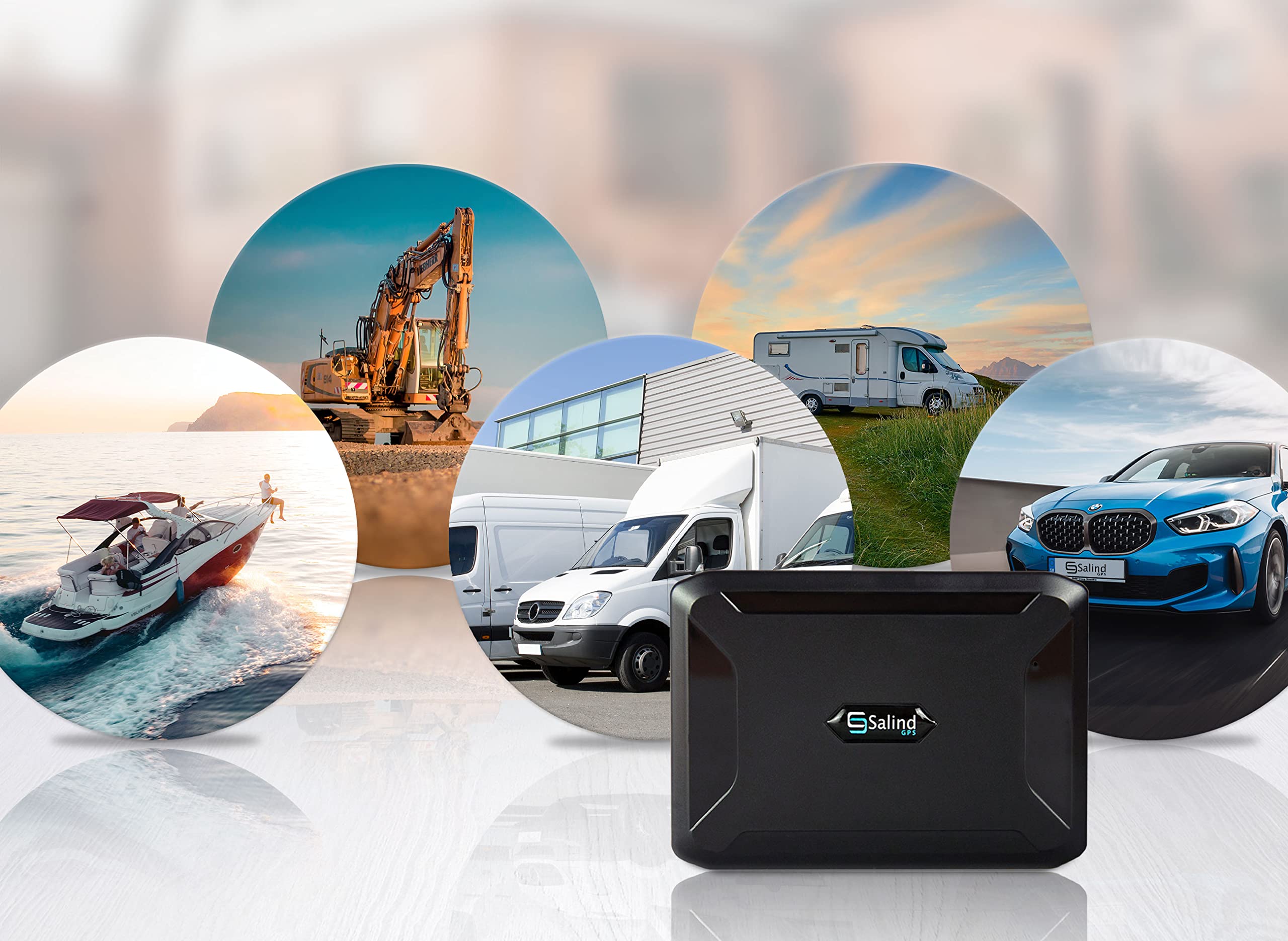 SALIND GPS - Salind 11 4G - GPS-Tracker für Auto, Motorrad, Fahrzeuge & LKW´s mit Magnet - Ortungsgerät mit Echtzeit-Tracking, Lange Akkulaufzeit - bis zu 70 Tage im Standby - Alarme - Geozaun