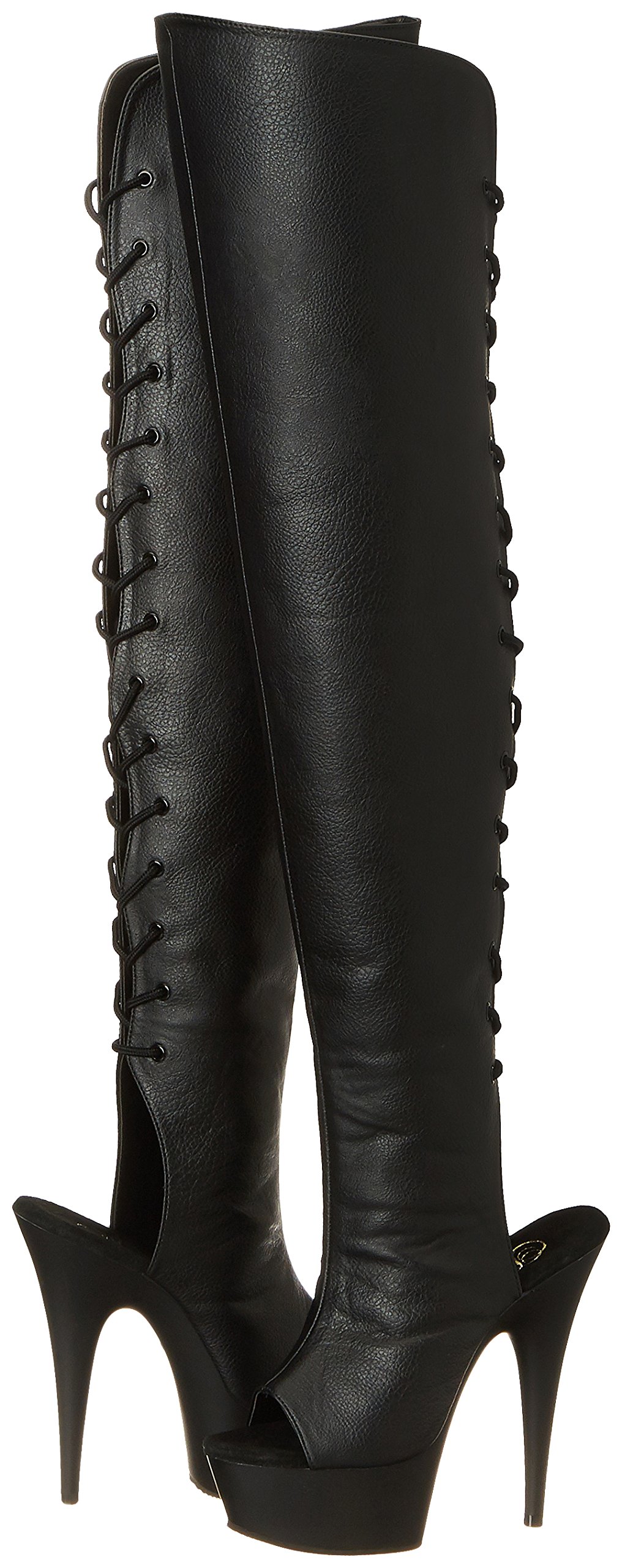 Pleaser DEL3019/B/PU, Botas Mujer