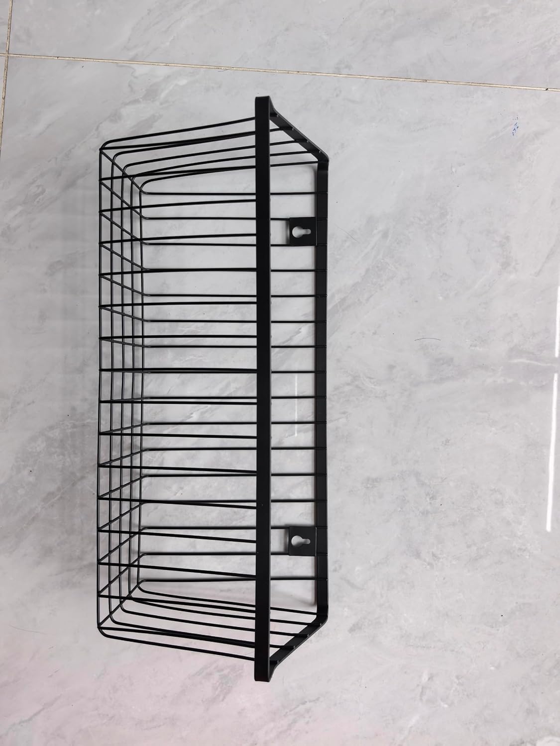 Black Hanging Wall Baskets,inside cabinet door organizer,Adhesive Wire Wall Storage Baskets for Pantry and organizer, Kitchen onion Food photo Bathroom,No Drilling Wall Mounted Basket,2 Pack