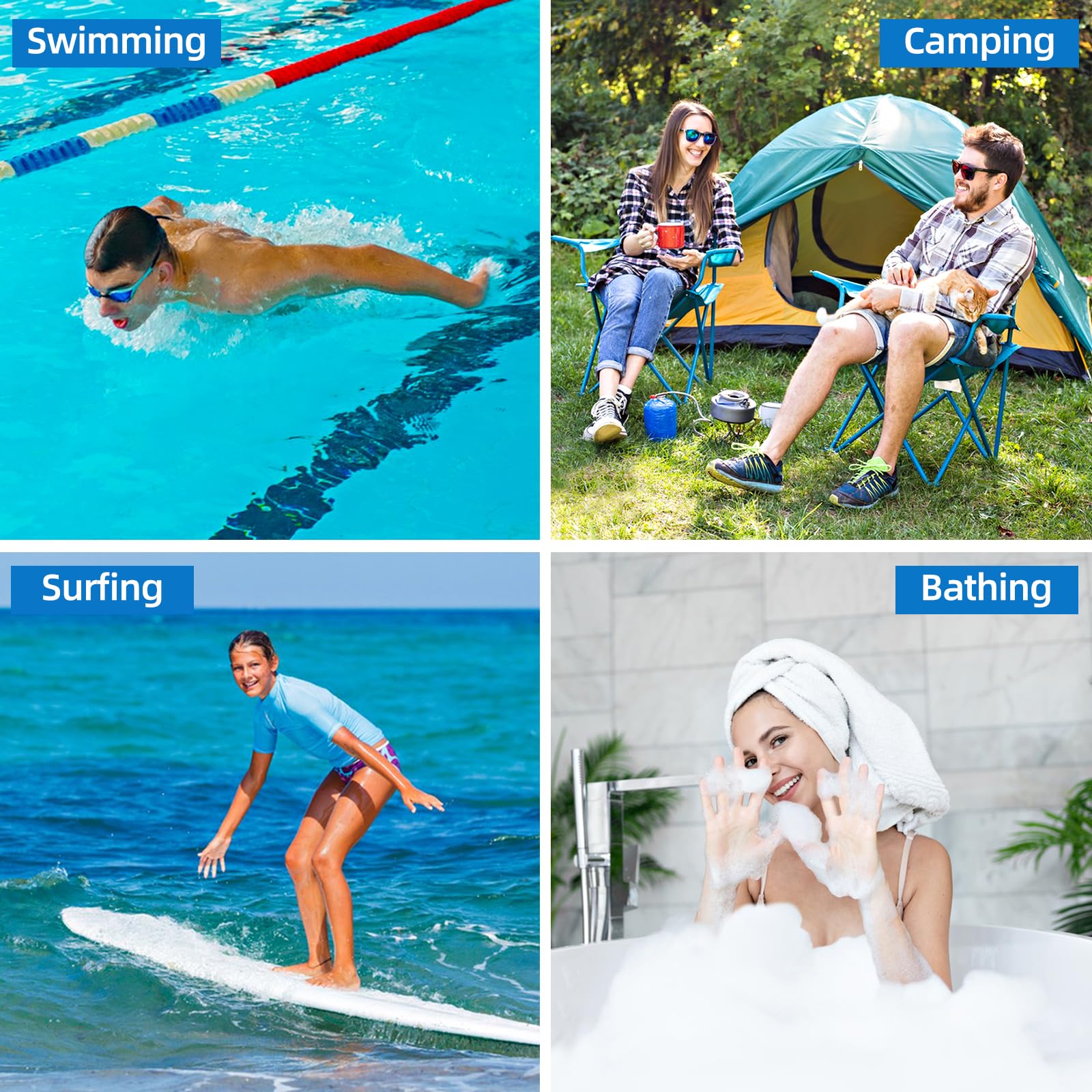 Ponczo kąpielowe dla dorosłych, ponczo surfingowe, ponczo kąpielowe, ręcznik plażowy, ponczo plażowe, szybkoschnący, wiatroszczelny i ciepły, ręcznik ponczo do uprawiania sportu, na kemping
