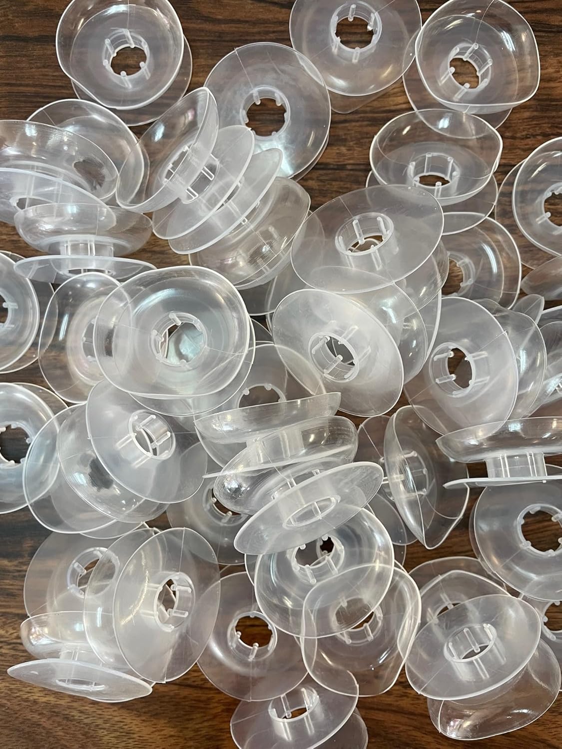 Weir Crafts EZ Bob Plastic Bobbins - Bulk Bag of 100 Large Size