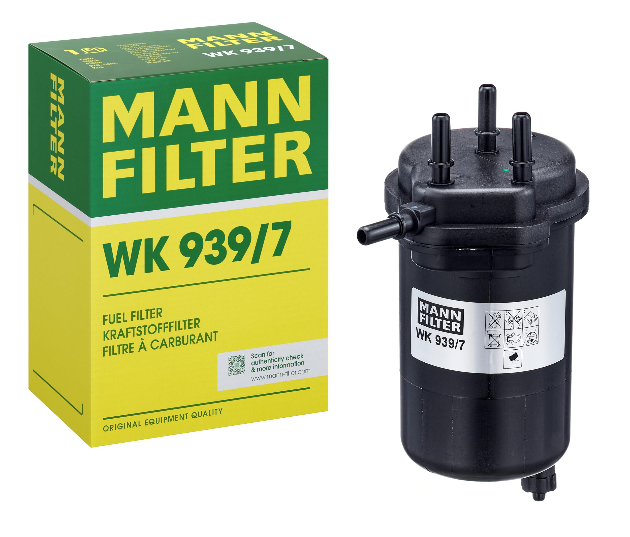 MANN-FILTER Fuel Filter RENAULT WK 939/7 1640000QAV,8200458337