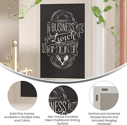 Vista 205 de HBCY Creations - Pizarras magnéticas de pared, estilo rústico